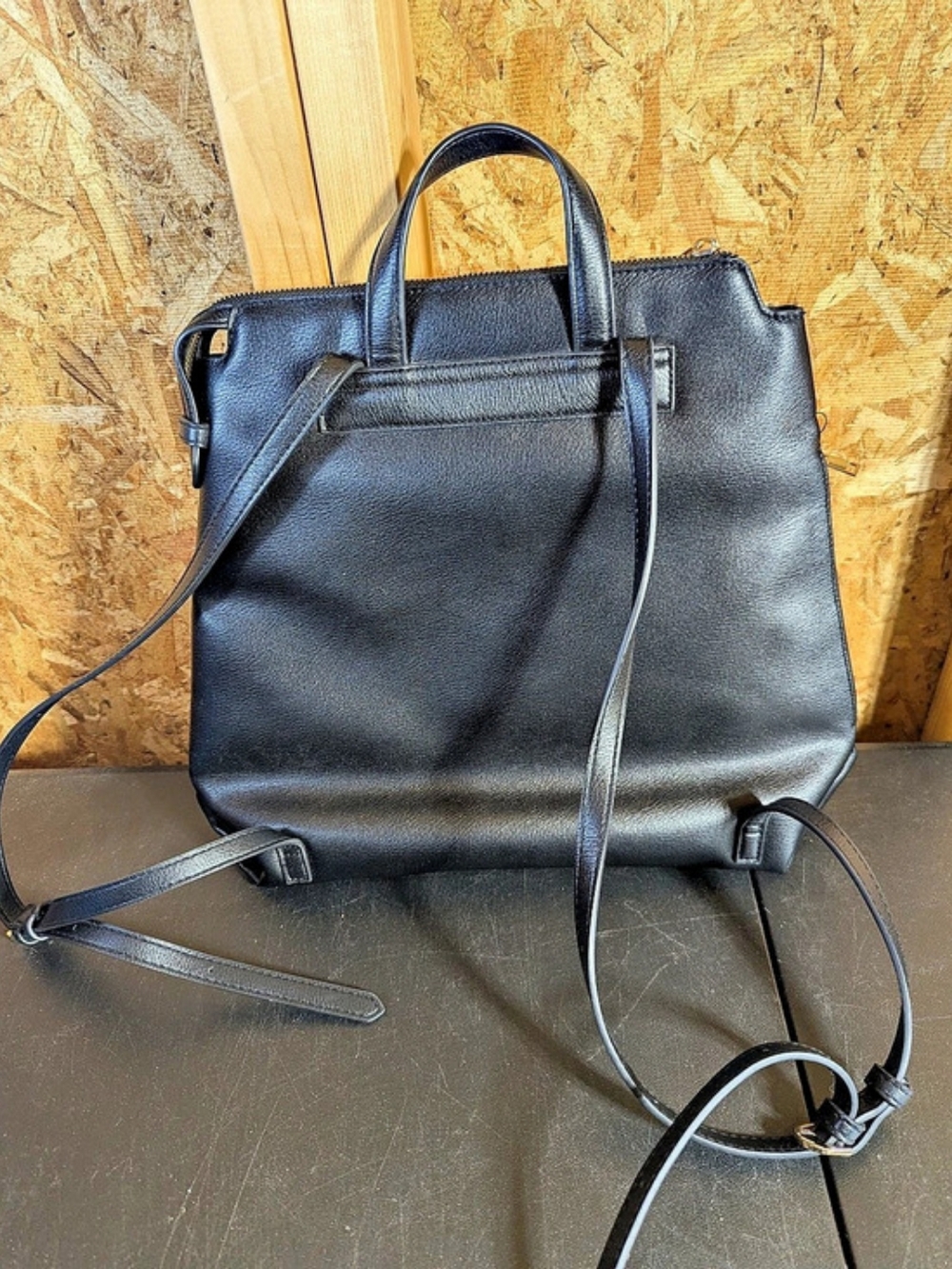 A New Day Black Convertible Backpack